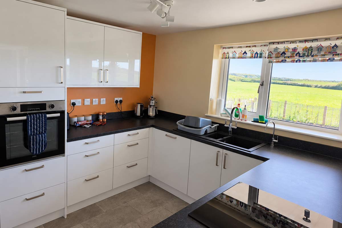 Clean modern kitchen after professional cleaning in Weymouth