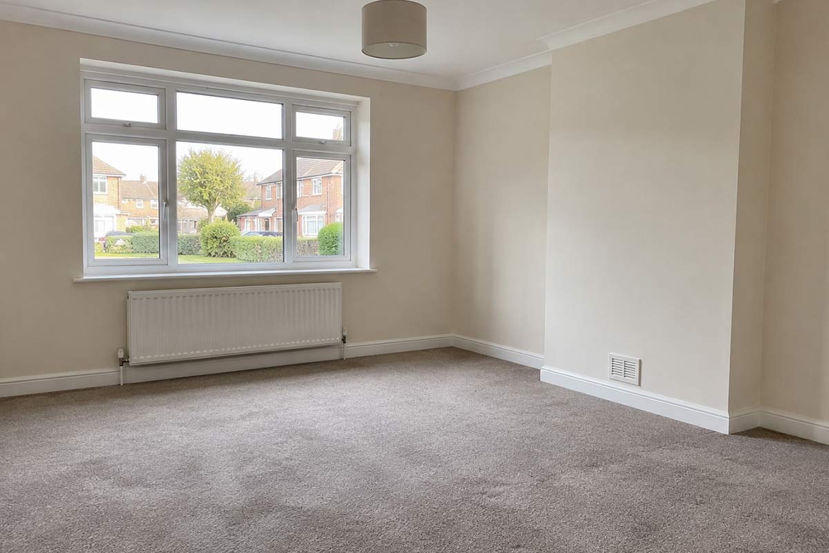 Clean empty rental property after end of tenancy cleaning in Weymouth